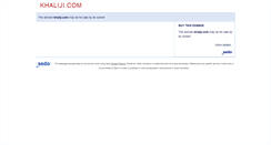 Desktop Screenshot of khaliji.com